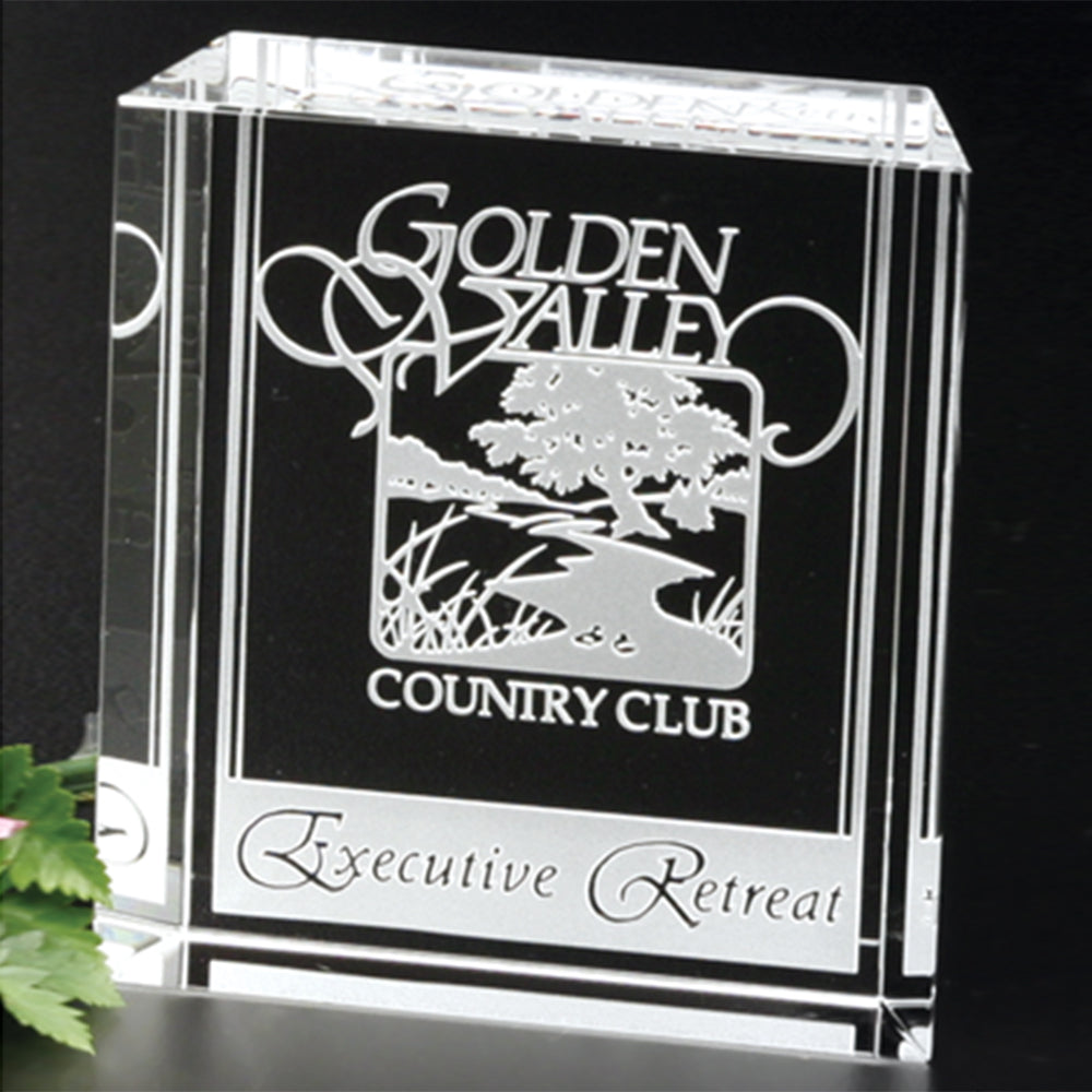Carlyle Award 4"; sample personalization shown