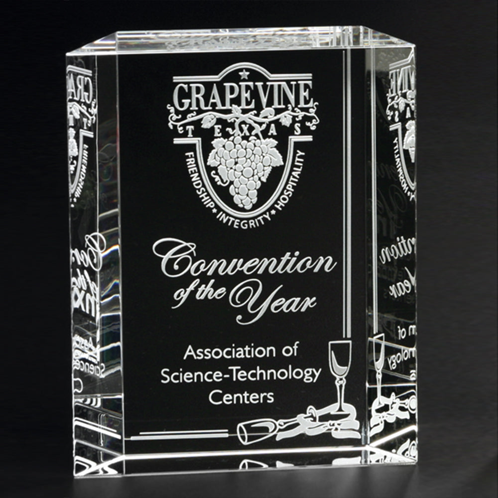 Carlyle Award 6"; sample personalization shown