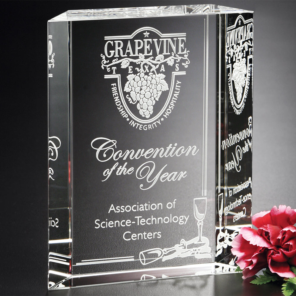 Carlyle Award 7"; sample personalization shown