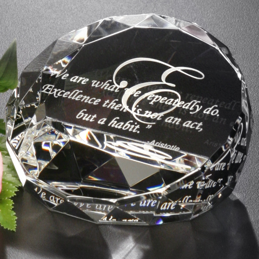 Cascade Award 3" Dia.; sample personalization shown