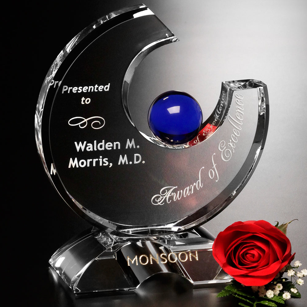 Chalcee Award 7-1/2"; sample personalization shown