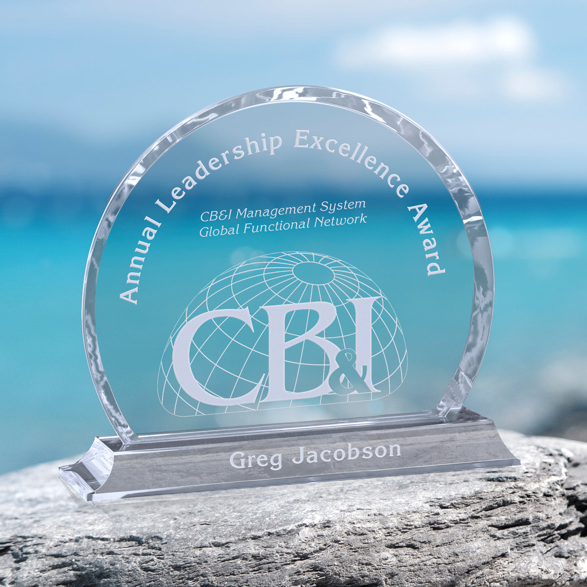 Colter Circle 9"; sample personalization shown