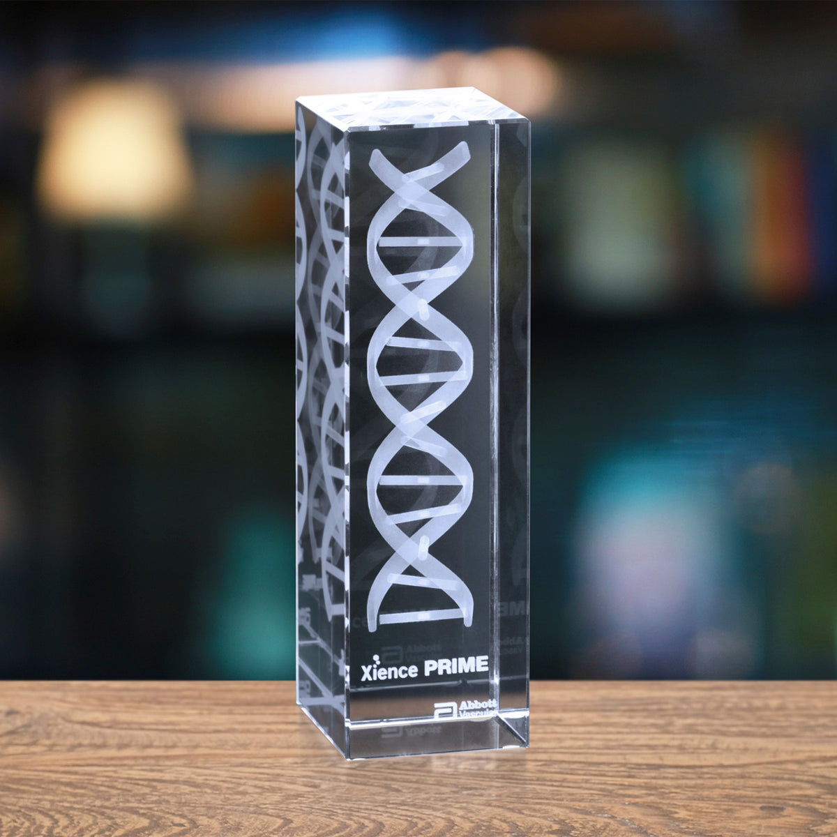 Conroy Rectangle 10" x 3" x 3"; sample personalization shown
