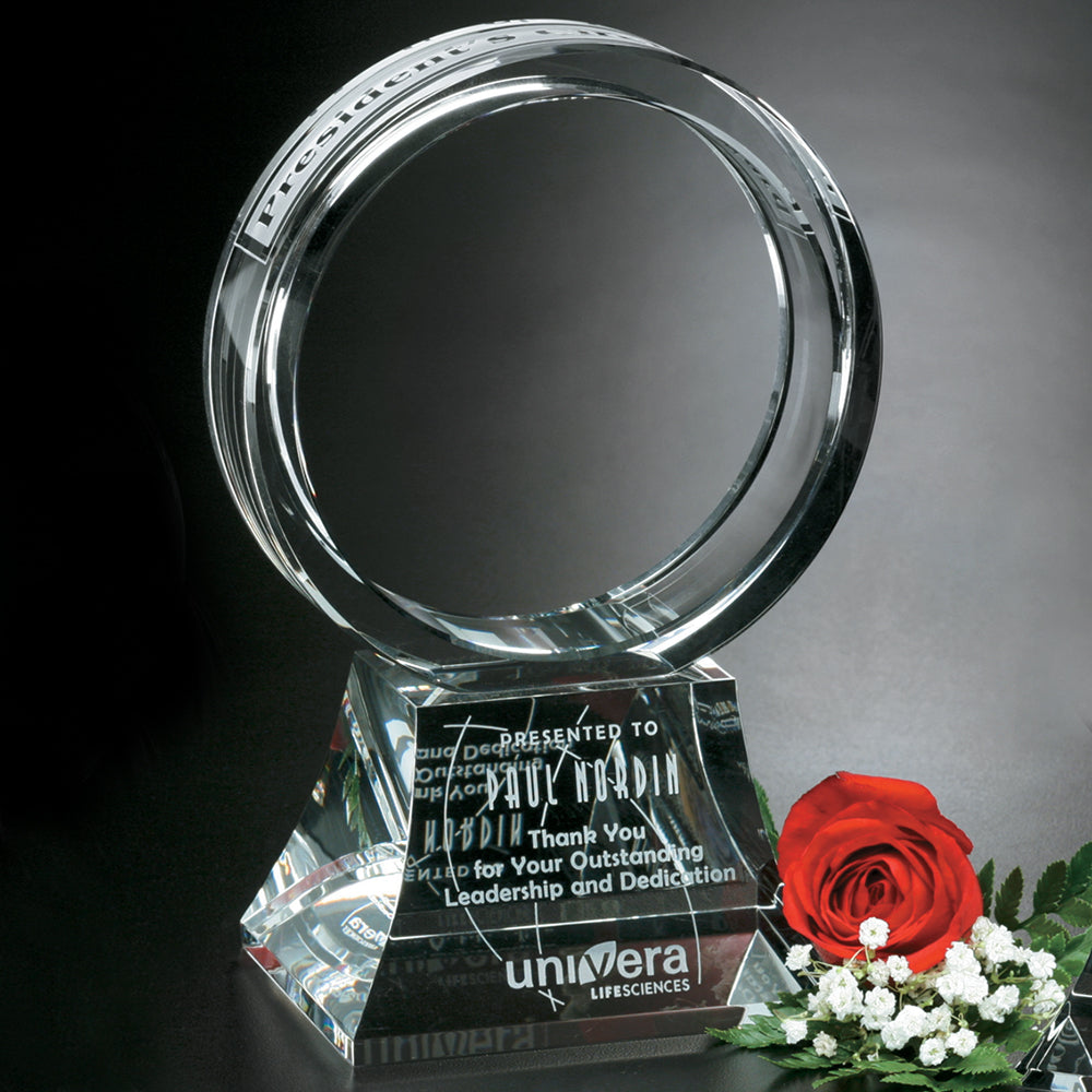 Corona Award 7-1/2"; sample personalization shown