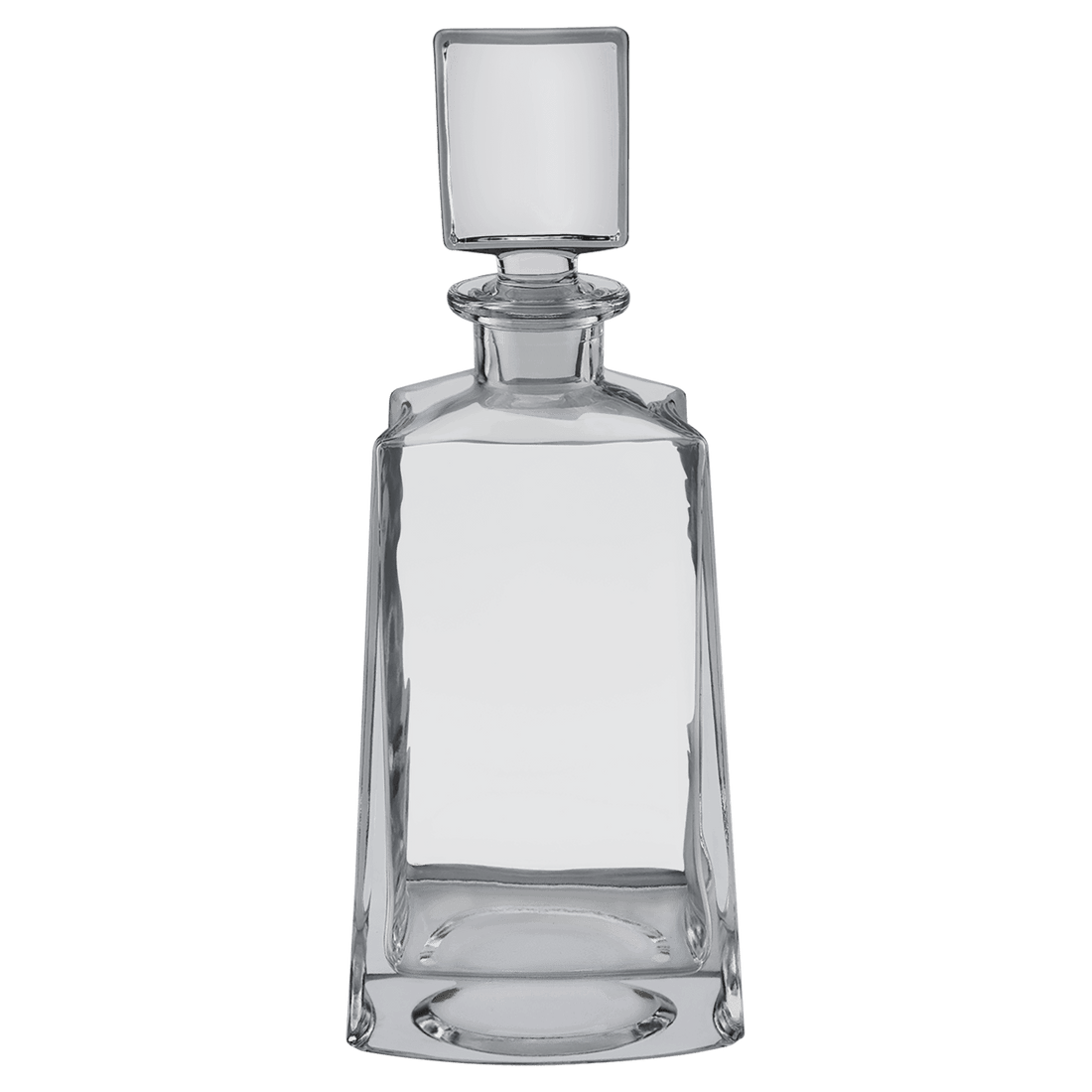 750mL 12" Tequila Decanter with Black Gift Box and Printed Paper Sleeve