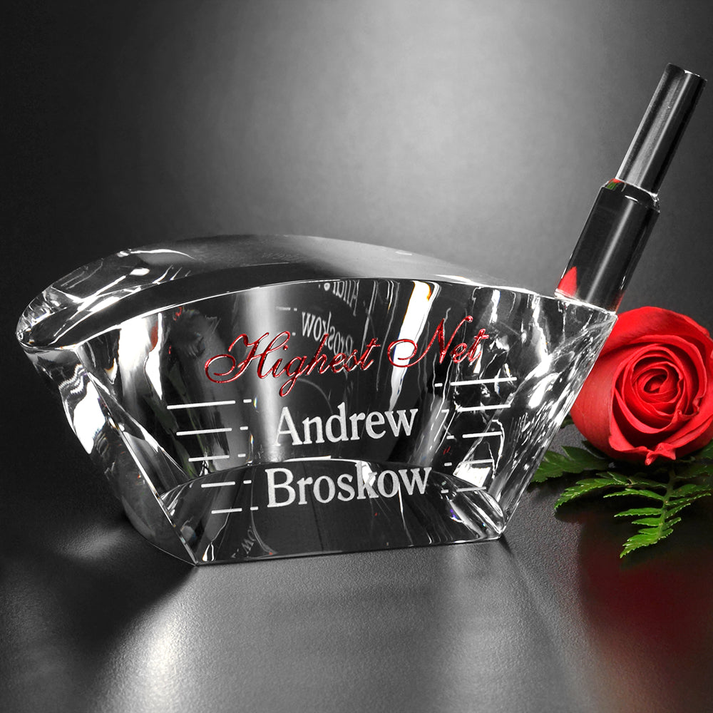 Driver Award 4-1/4"; sample personalization shown