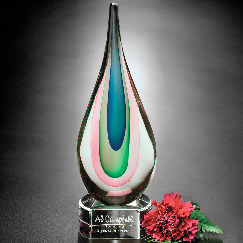 Eminence Award 13"; sample personalization shown