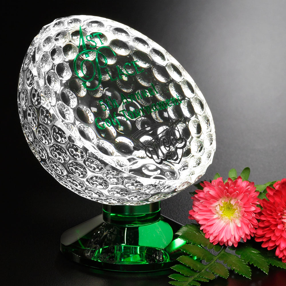 Fairway Award 4"; sample personalization shown
