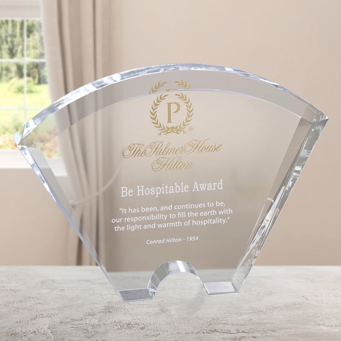 Fantasy Award 6"; sample personalization shown