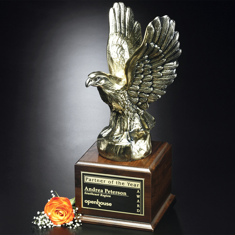 Fearless Eagle 17"; sample personalization shown