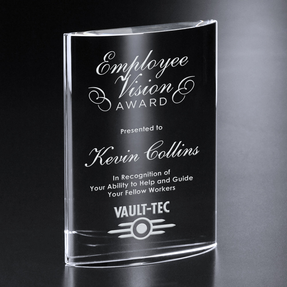 Fresco Award 6"; sample personalization shown