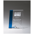 Clear Glass with Sapphire Blue Highlight and Silver 5