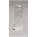 Silver Contemporary Clear 3 7/8