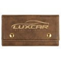 Rustic/Gold Laserable Leatherette Card & Dice Set