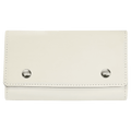 White Laserable Leatherette Card & Dice Set