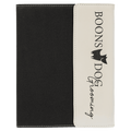 White Laserable Leatherette / Black 7