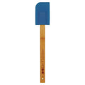 Blue Silicone Spatula with Bamboo 11 3/4