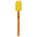 Yellow Silicone Spatula with Bamboo 11 3/4