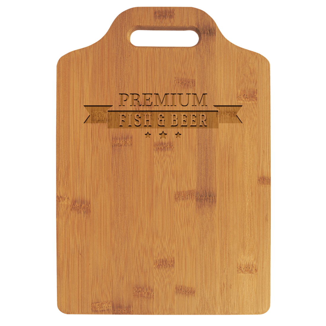 13" x 9" Bamboo Cutting Board with Handle