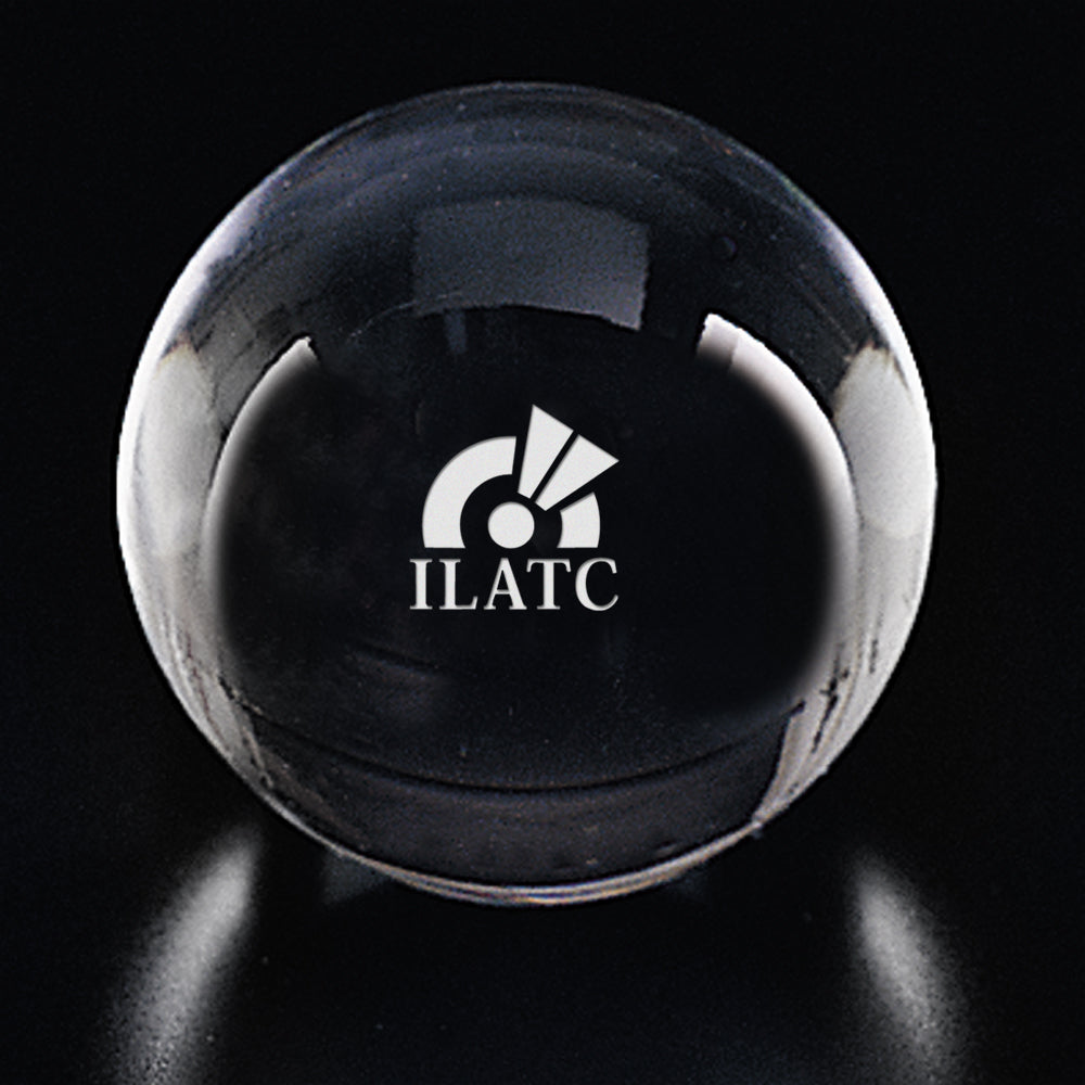 Gazing Ball 3" Dia.; sample personalization shown
