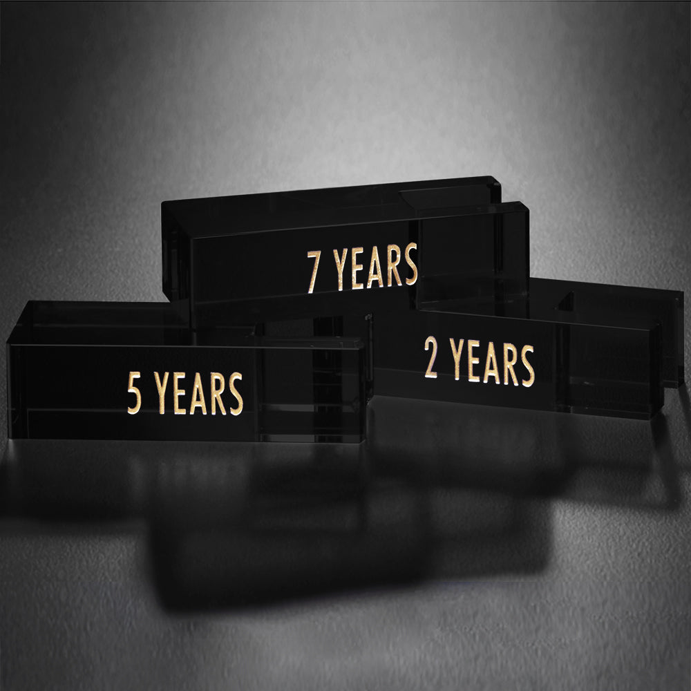 Goal-Setter Block - Black; sample personalization shown