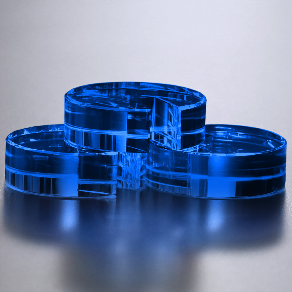 Goal-Setter Block - Blue; sample personalization shown