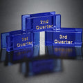 Goal-Setter Block - Blue; sample personalization shown