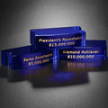 Goal-Setter Block - Blue; sample personalization shown