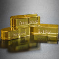 Goal-Setter Block - Gold; sample personalization shown
