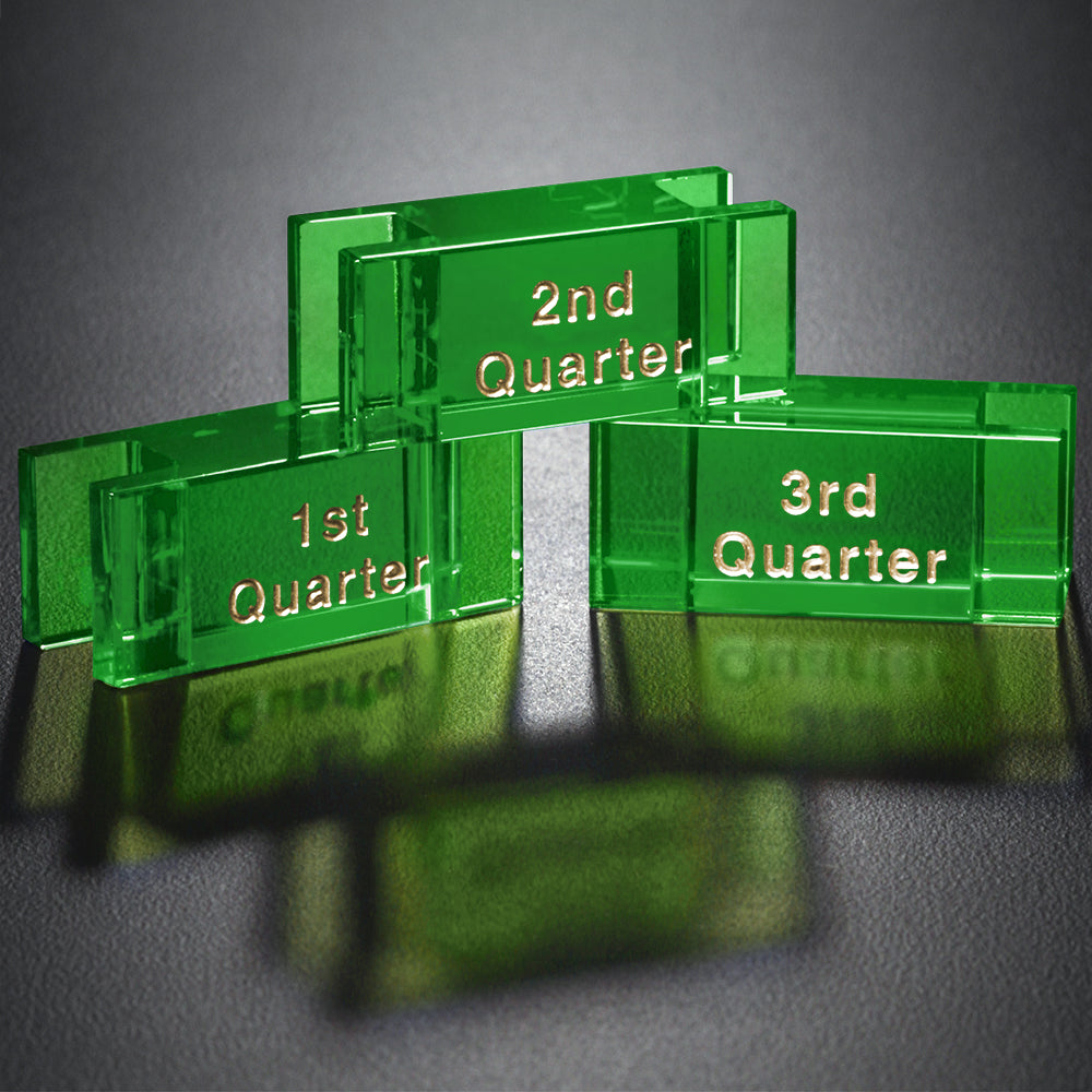 Goal-Setter Block - Green; sample personalization shown