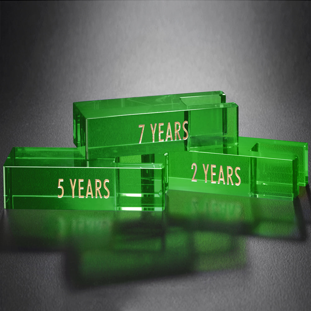 Goal-Setter Block - Green; sample personalization shown