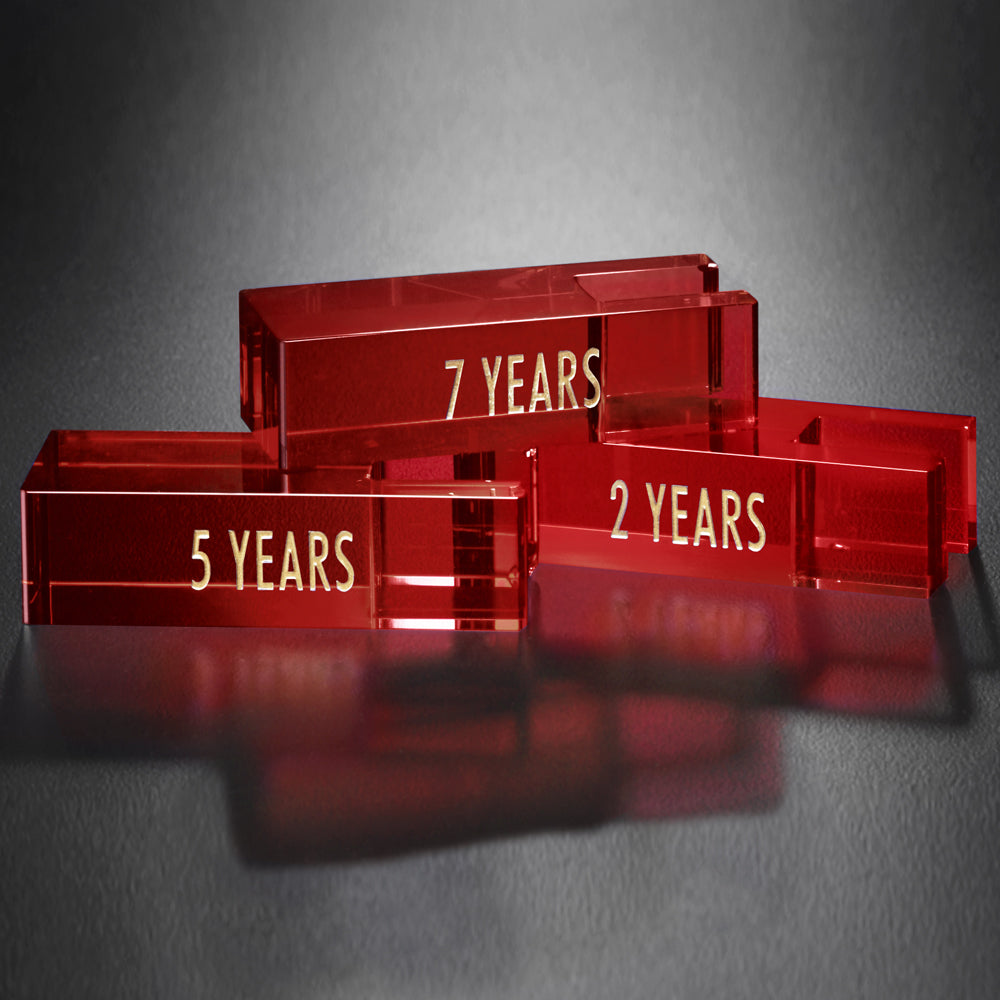 Goal-Setter Block - Red; sample personalization shown