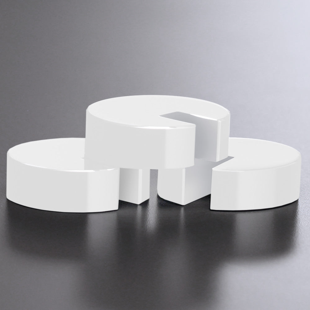 Goal-Setter Block - White; sample personalization shown