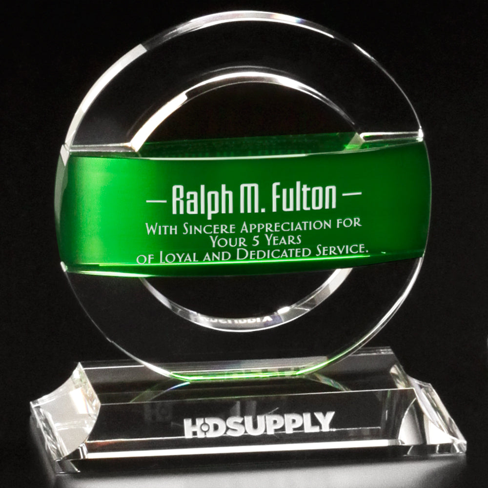 Greenville Award 5-3/4"; sample personalization shown