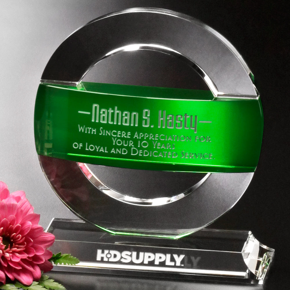 Greenville Award 6-3/4"; sample personalization shown