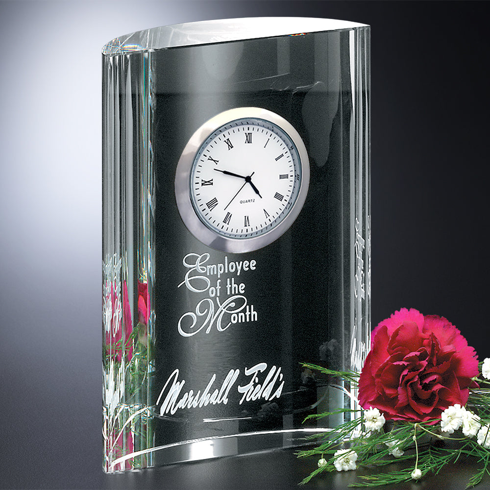 Greenwich Clock 6"; sample personalization shown