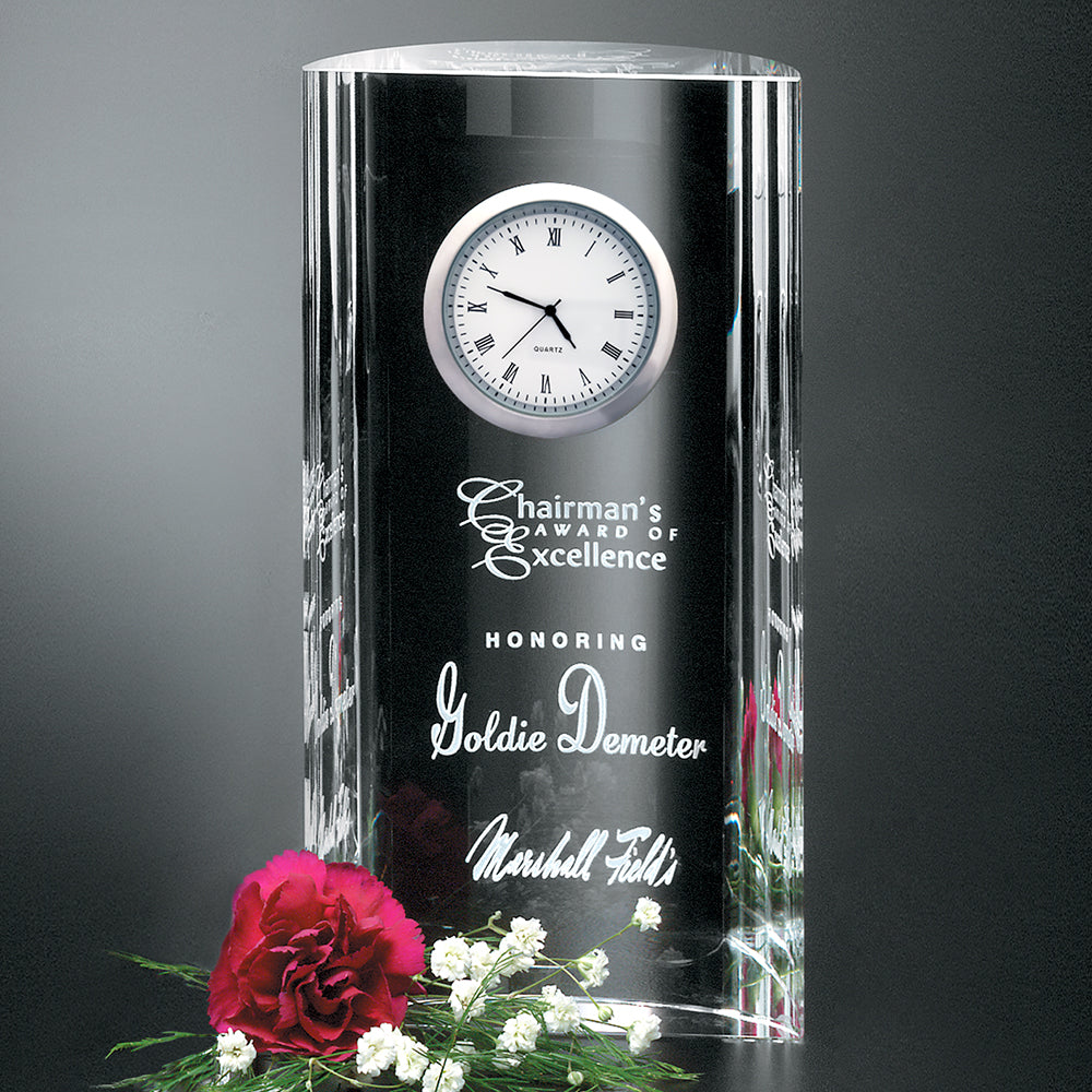 Greenwich Clock 8"; sample personalization shown