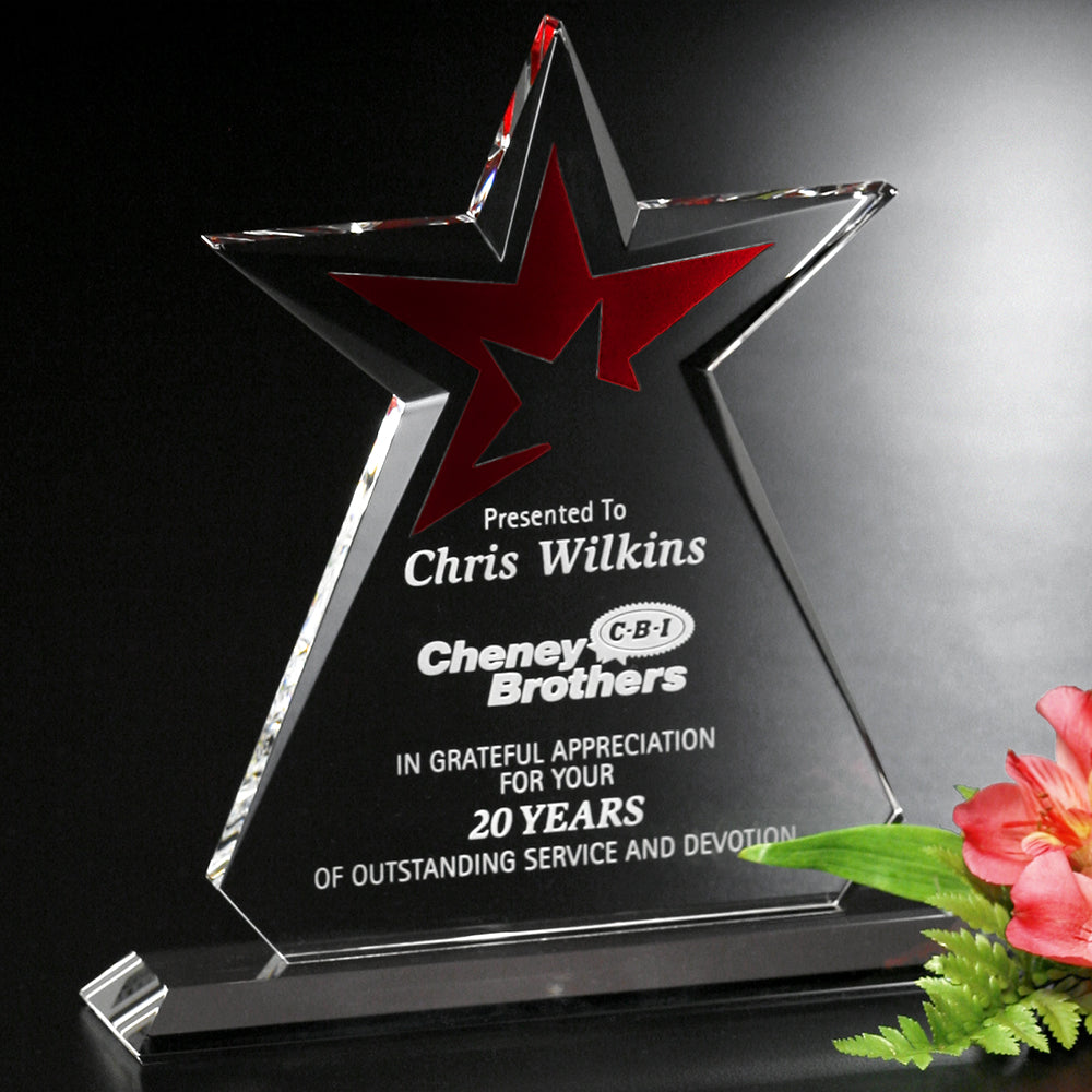 Guardian Award 8-1/2"; sample personalization shown