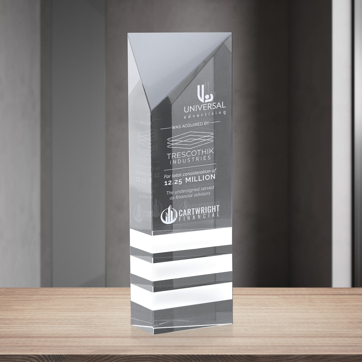 Guthrie Award 10-1/2"; sample personalization shown