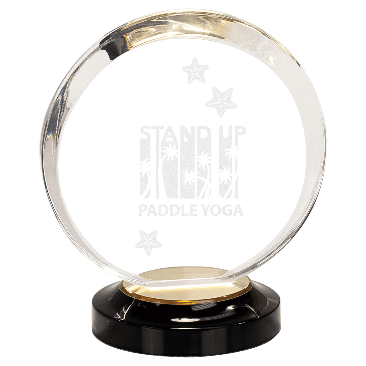 7" Gold Halo Acrylic