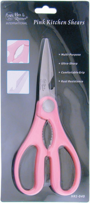 Kitchen Shears Pink with 1 Location Engraved with 1 Engraving