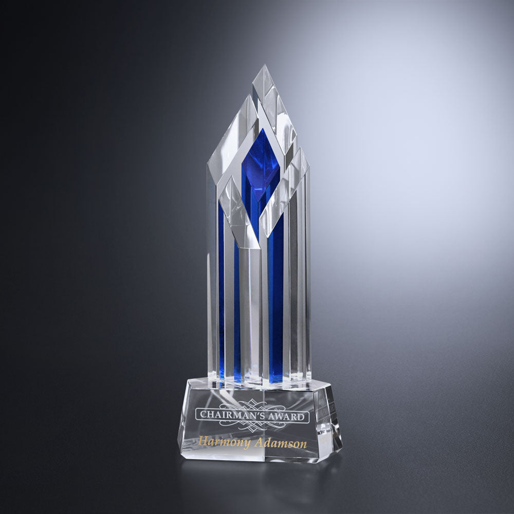 Halifax Indigo Award 9"; sample personalization shown