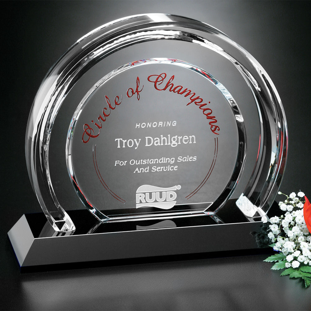 Halo Sable Award 8"; sample personalization shown