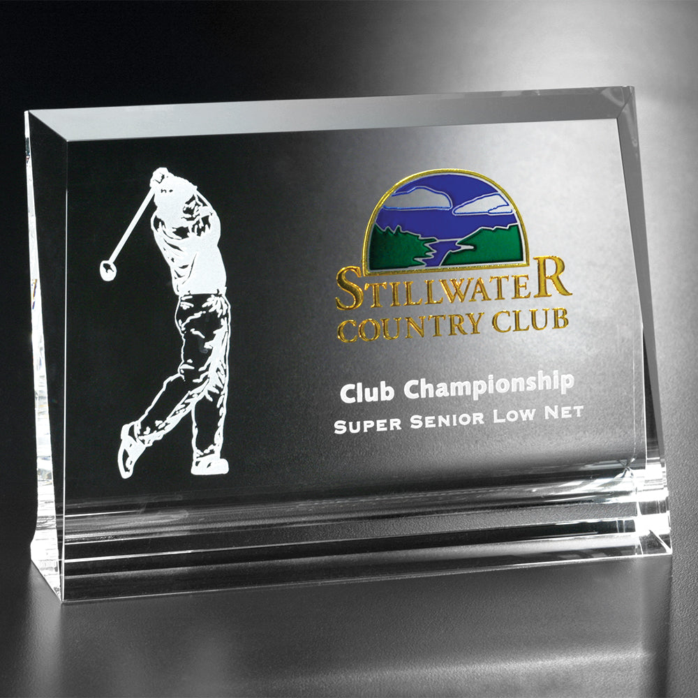 Hobart Award 8" W; sample personalization shown