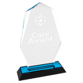 Octagon Point Impress Acrylic Award