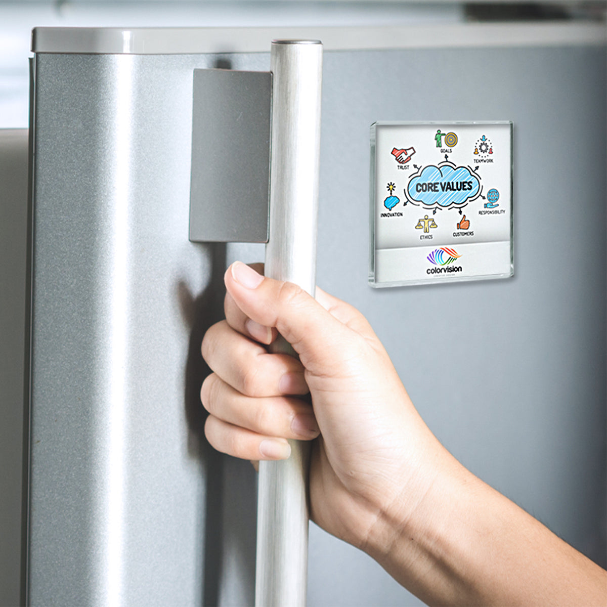 IllumaPix Magnet; sample personalization shown