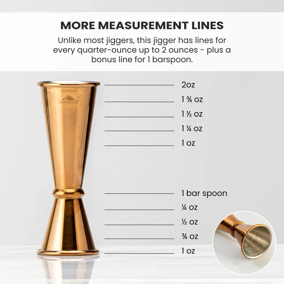 Japanese  Jigger with measurement lines