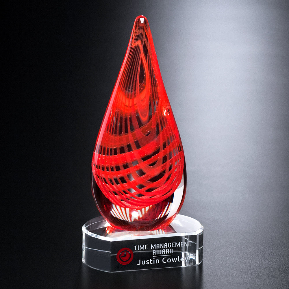 Intrigue Award 7-1/4"; sample personalization shown