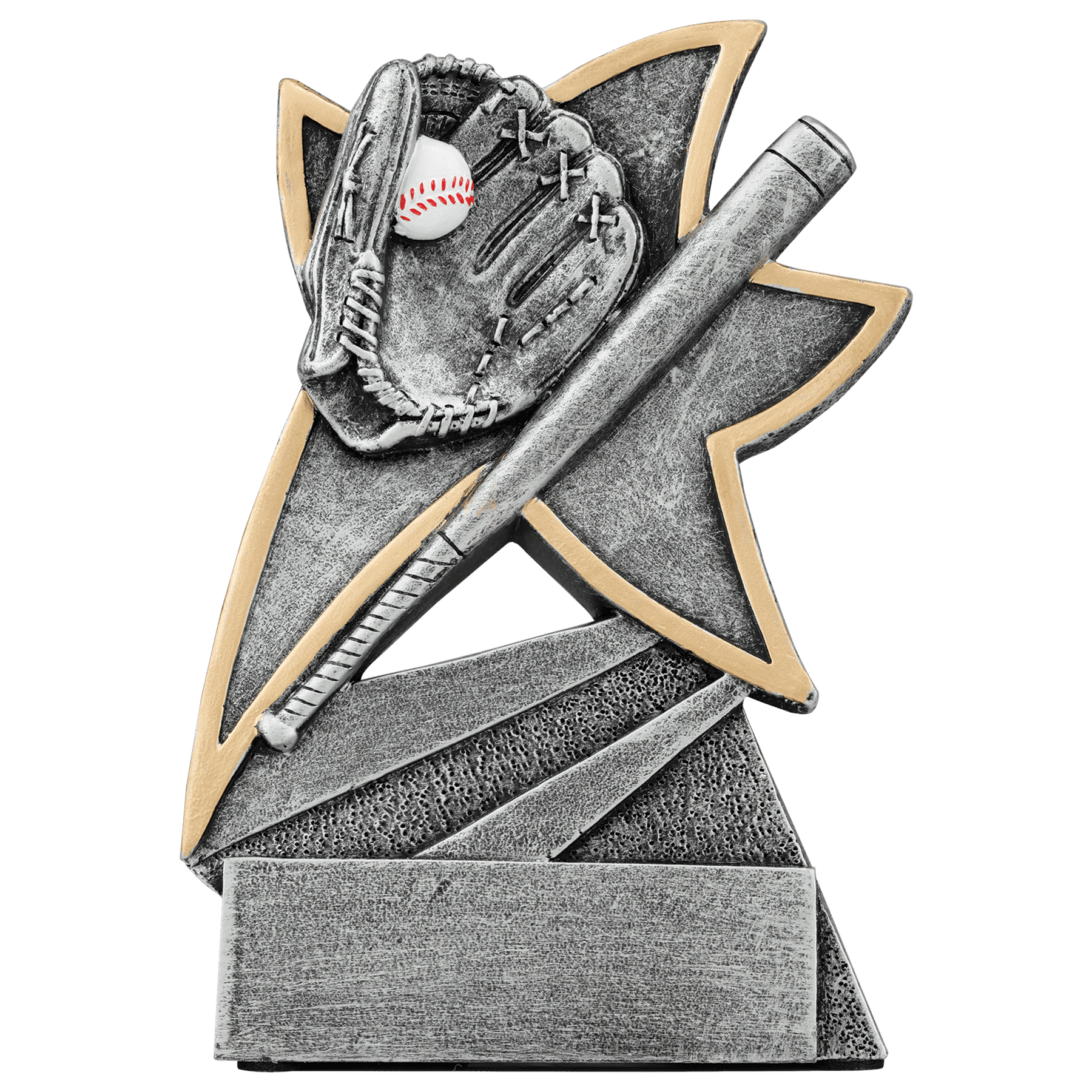 5 1/2" Baseball Jazz Star Resin