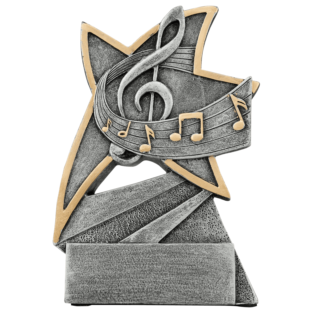 5 1/2" Music Jazz Star Resin